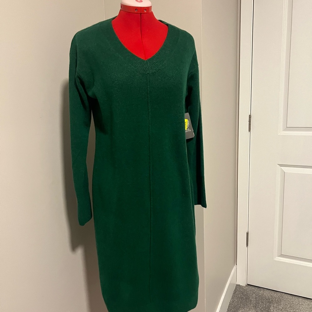 Vince Camuto Emerald Long Sleeve Dress